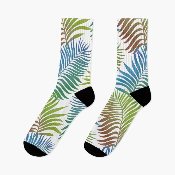 Item preview, Summer tropical palm leaves, watercolor botanical print designed and sold by likapix.