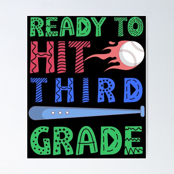 Item preview, Ready to Hit 3rd Grade-Baseball Lover Back to School designed and sold by Allomensiaa.