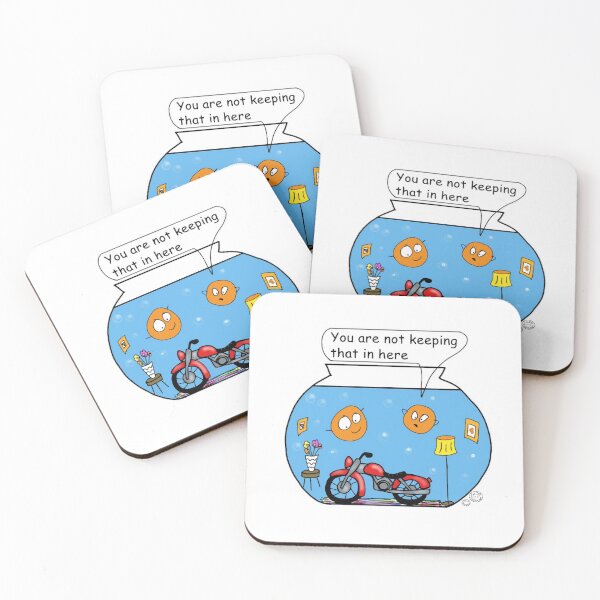 Item preview, You are not keeping that in here. Motorbike designed and sold by carahodgsonart.