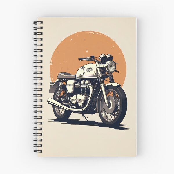 Item preview, Vintage Reverie: An Old English Motorbike Illustration designed and sold by Acadorim.