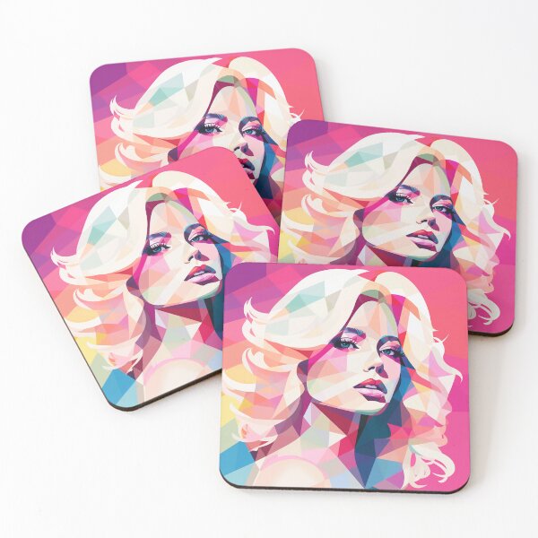 Artikelvorschau, Von Margot Robbie inspiriertes abstraktes Barbie-Kunstwerk entworfen und verkauft von pokedez.