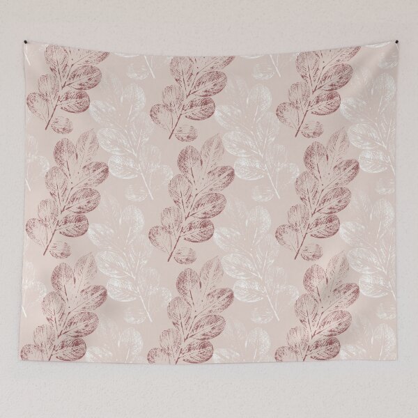 Item preview, Blush leaves imprints, fallen leaves allover print designed and sold by likapix.