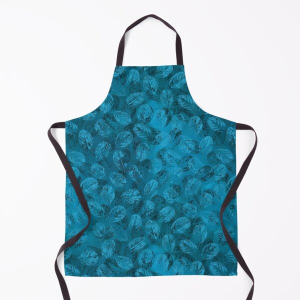 Item preview, Teal stamped leaves allover backdrop designed and sold by likapix.