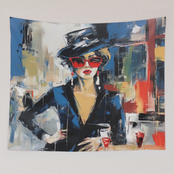 Item preview, Abstract Stylish Woman designed and sold by Yannick Steyaert.