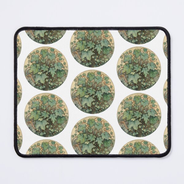 Item preview, Watercolour Art Nouveau Inspired "Hedera helix" Ivy Leaves designed and sold by DarlaEdnaFleur.