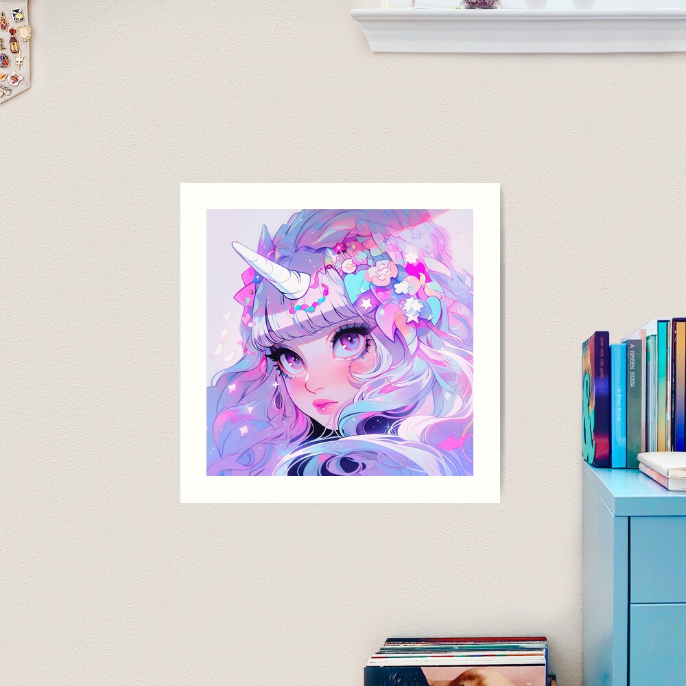 ultra detailed illustration of a unicorn anime girl | Stable Diffusion