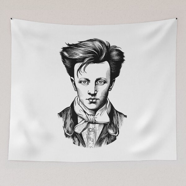 Item preview, Portrait of Arthur Rimbaud  designed and sold by NTGUILTY.