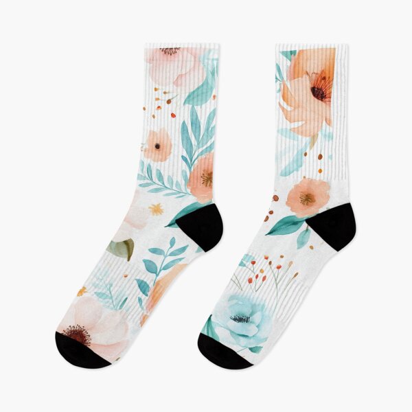 Item preview, Captivating Boho Flair Watercolor Blossoms Seamless Art  designed and sold by pavenavach.
