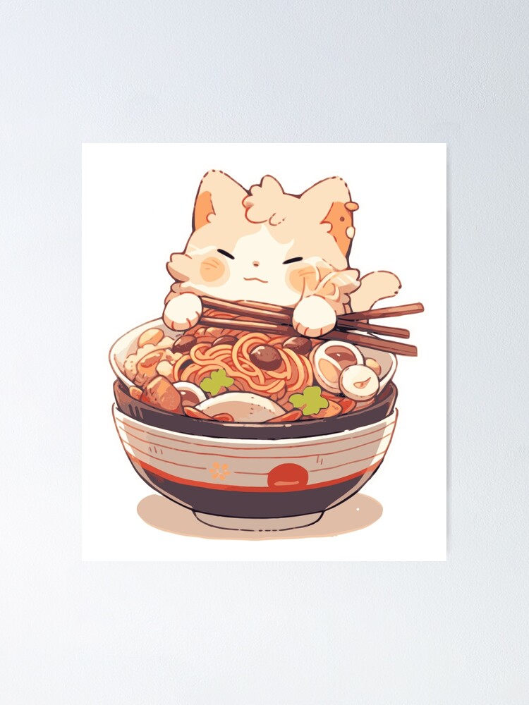 Kawaii Cat Japanese Ramen Noodle Bowl with Lid – The Kawaii Shoppu