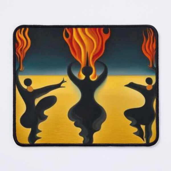 Item preview, Dancers and the flames designed and sold by George Hutton Hunter.