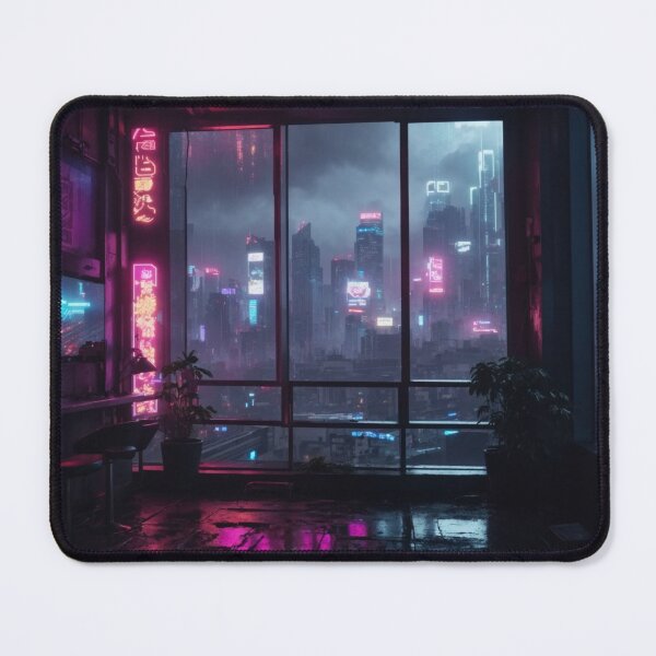 Item preview, Neon Metropolis: Dystopian Dreamscape #2 designed and sold by Electric-Easel.