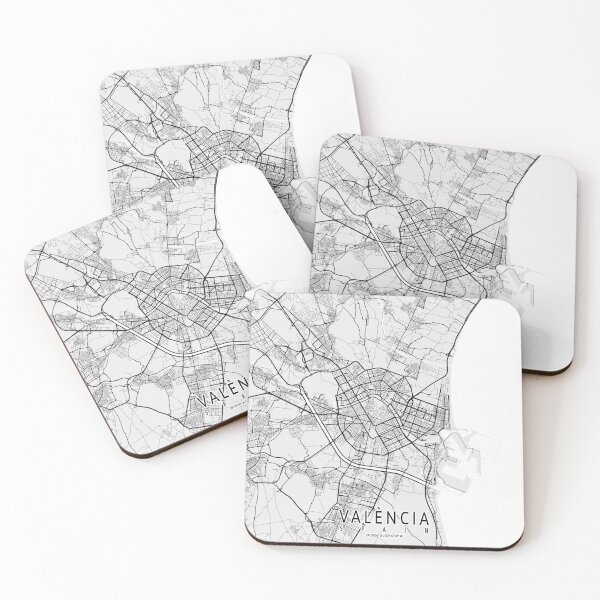 Item preview, Valencia City Map of Spain - Light designed and sold by deMAP.