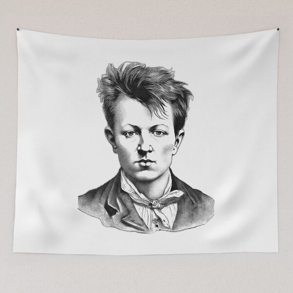 Item preview, French poet Arthur Rimbaud designed and sold by NTGUILTY.