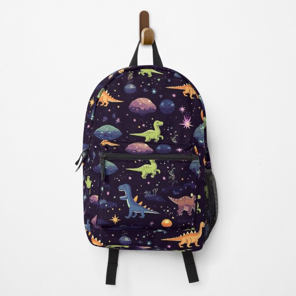 Item preview, Floating Dinosaurs in Space - Pattern for Kids & Dinosaurs Lover designed and sold by AITeeGenius.