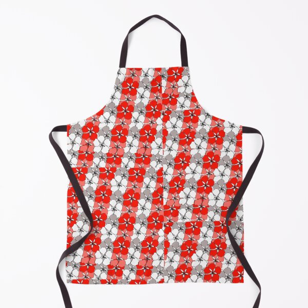 Item preview, Pattern of white-gray-red flowers designed and sold by FlowerandDesing.