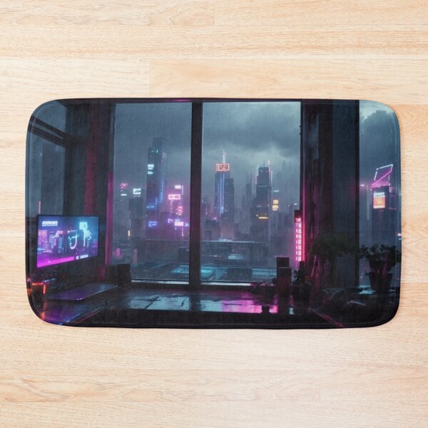 Item preview, Neon Metropolis: Dystopian Dreamscape #3 designed and sold by Electric-Easel.