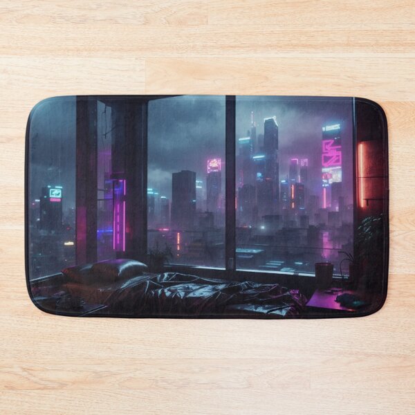 Item preview, Neon Metropolis: Dystopian Dreamscape #4 designed and sold by Electric-Easel.