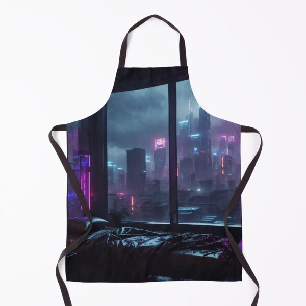 Item preview, Neon Metropolis: Dystopian Dreamscape #4 designed and sold by Electric-Easel.