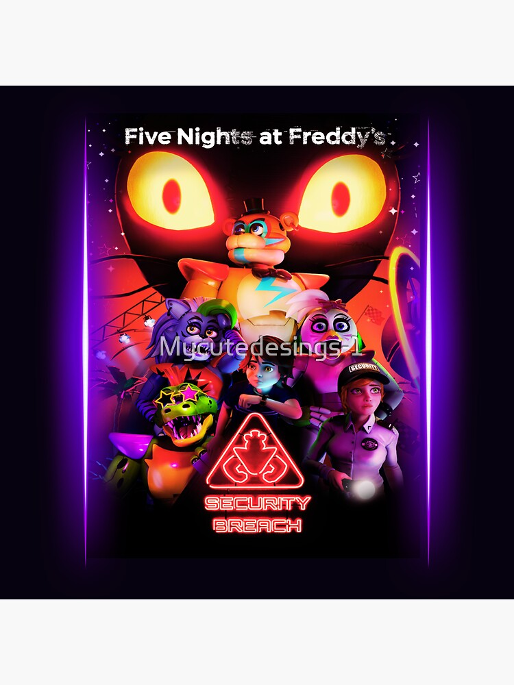 Five Nights at Freddys Security Breach Ruin DLC Poster Halloween Poster  for Sale by Mycutedesings-1