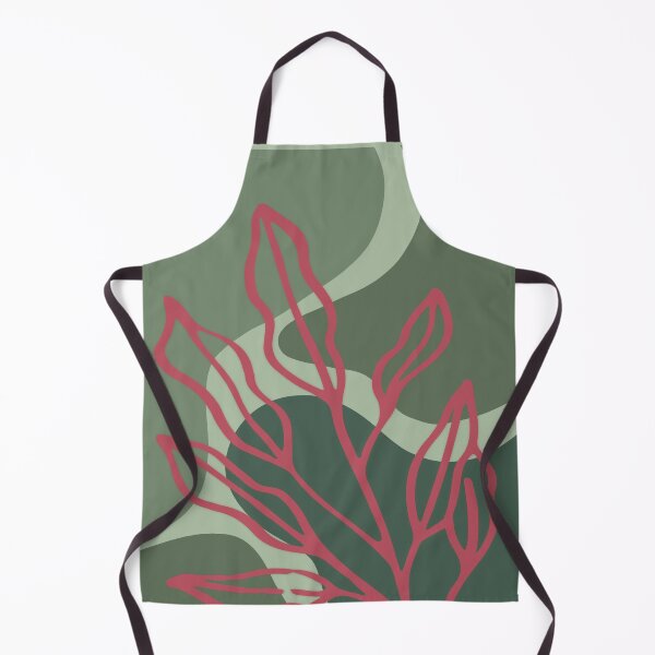 Item preview, Boho Green & Red Flower designed and sold by Une Affaire de Filles.