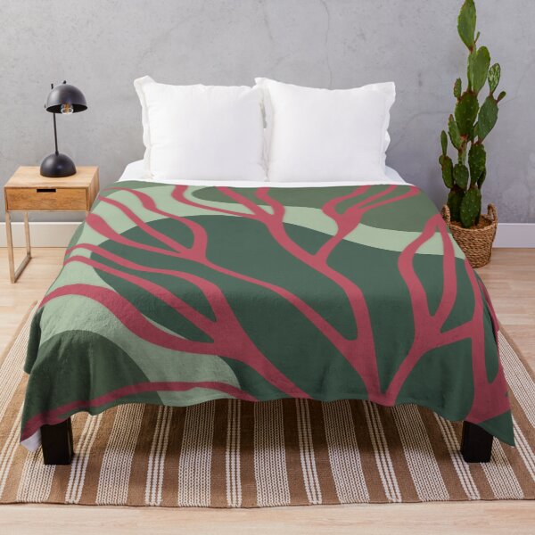 Item preview, Boho Green & Red Flower designed and sold by Une Affaire de Filles.