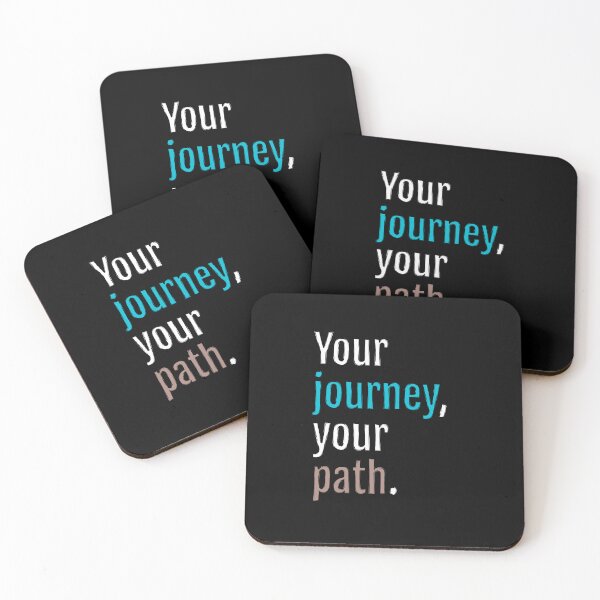 Item preview, Your journey, your path. (Black Edition) designed and sold by QuotopiaThreads.