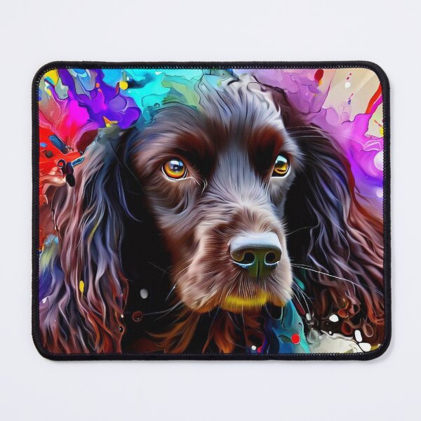Item preview, Riverside Explorer, American Water Spaniel Splashart designed and sold by The Digital Compass.