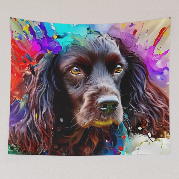 Item preview, Riverside Explorer, American Water Spaniel Splashart designed and sold by The Digital Compass.