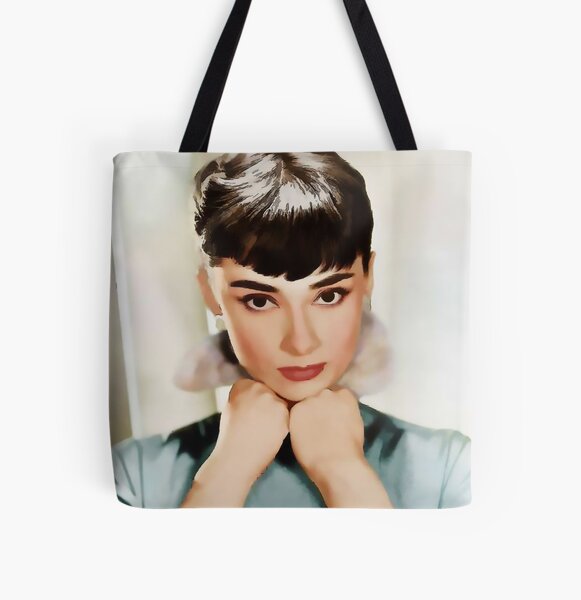 Audrey Hepburn Allover-Print Tote Bag
