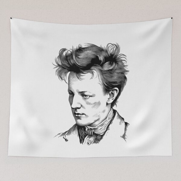 Item preview, Portrait Arthur Rimbaud Art designed and sold by NTGUILTY.