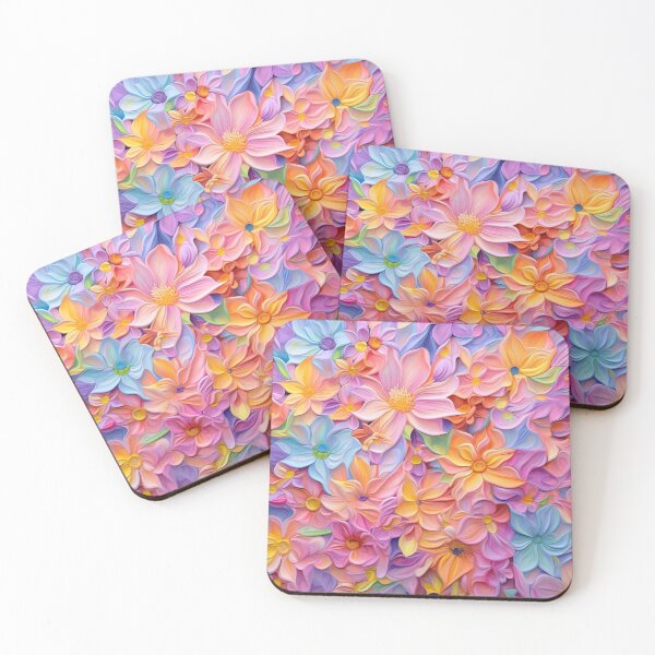 Item preview, Colorful pastel flowers. designed and sold by Design for all.