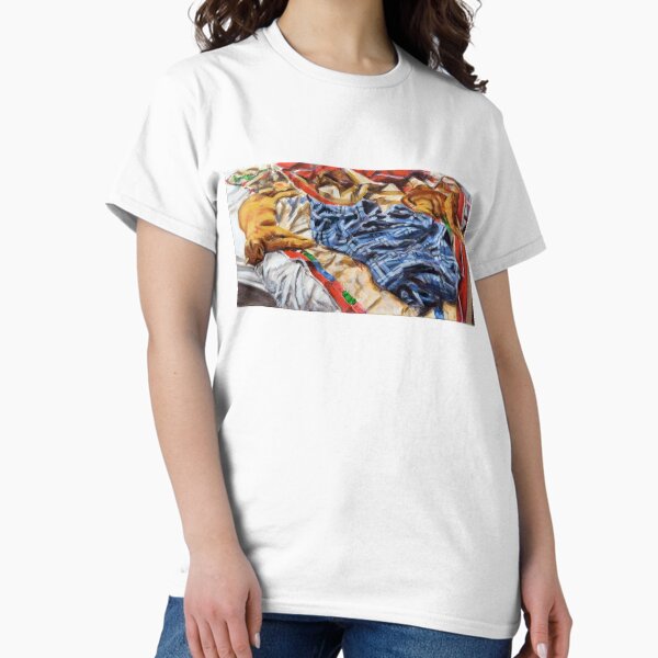 Lazing cats on bed Classic T-Shirt