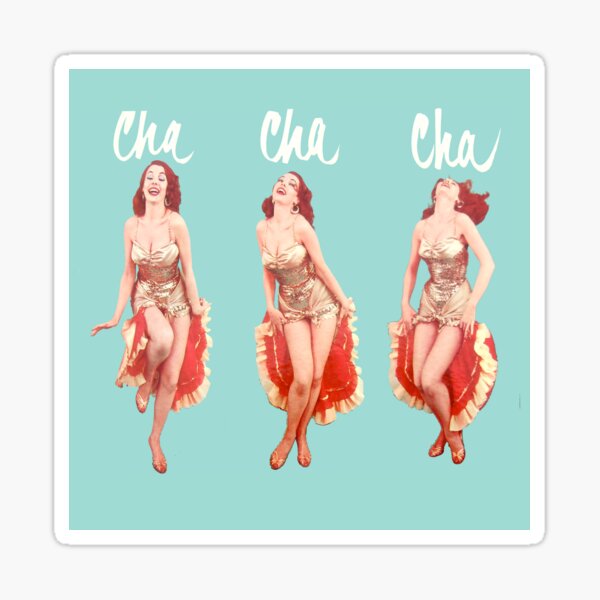 One Two Cha Cha Cha Sticker