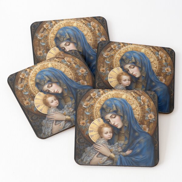 Item preview, Mary and Child - Catholic Icon designed and sold by Nicholas Panek.