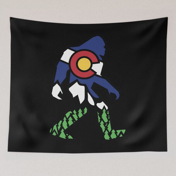 Item preview, Colorado Flag Sasquatch Bigfoot Yeti  	 designed and sold by rmeaacaabrr65.