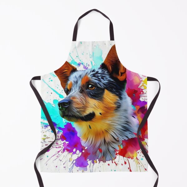 Item preview, Outback Guardians: Australian Cattle Dog Splashart" designed and sold by The Digital Compass.
