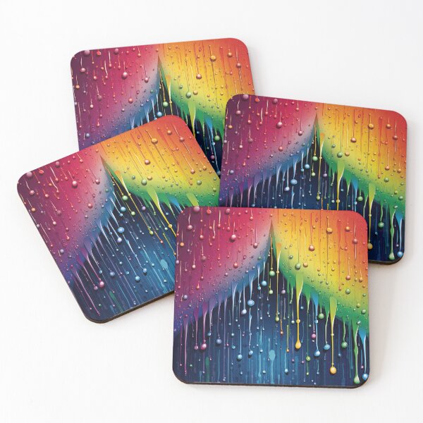Item preview, Vibrant Rainbow with Glistening Drops - Nature Artwork designed and sold by UmutK.