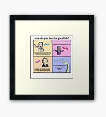 The Good Life - Tiny Snek Comics Framed Print