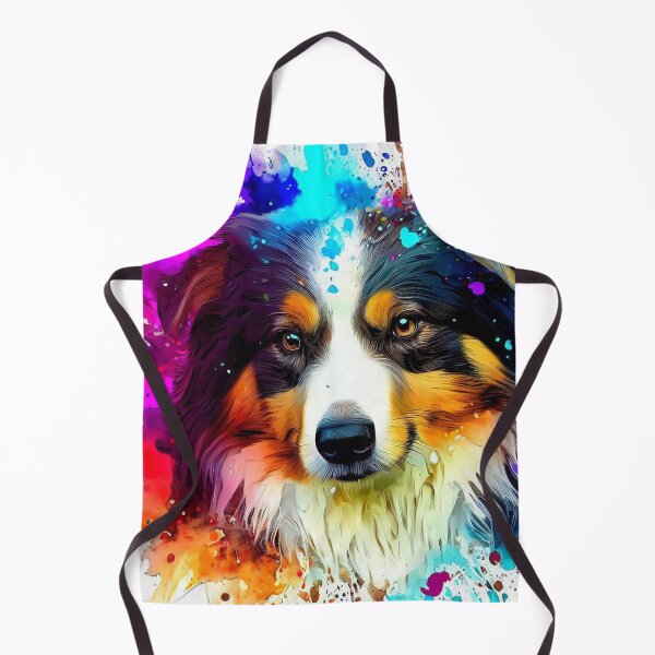 Item preview, Aussie Wonders: Australian Shepherd Splashart designed and sold by The Digital Compass.