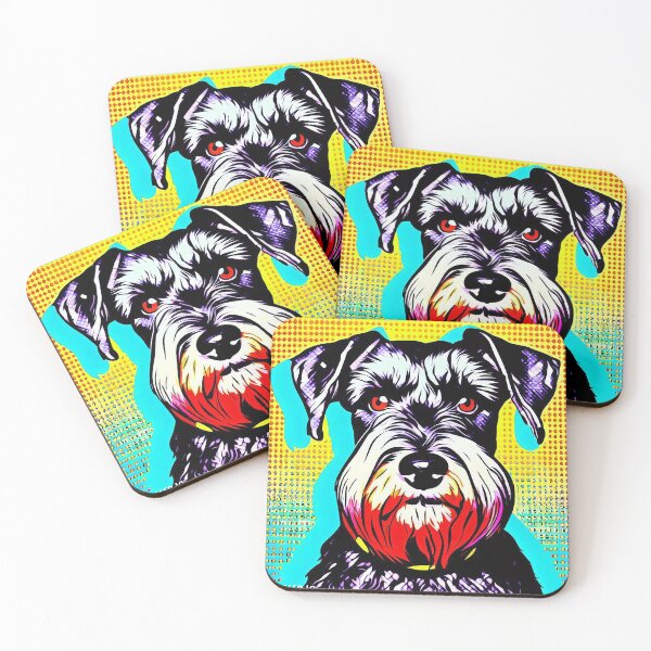 Item preview, Schnauzer Dog Pop Art designed and sold by FunnehGacha.