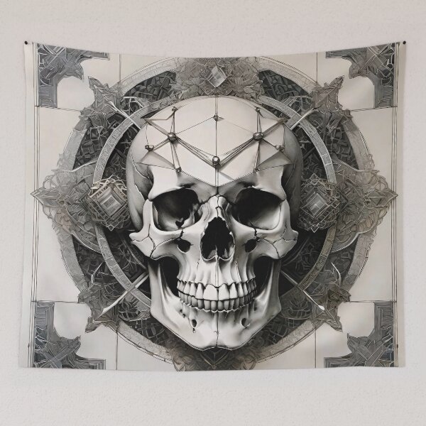 Item preview, Skull & Pearls designed and sold by Psy-Dye-AI.