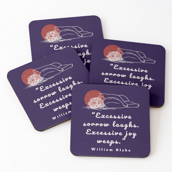 Item preview, William Blake quote: “Excessive sorrow laughs. Excessive joy weeps.”  designed and sold by artbleed.
