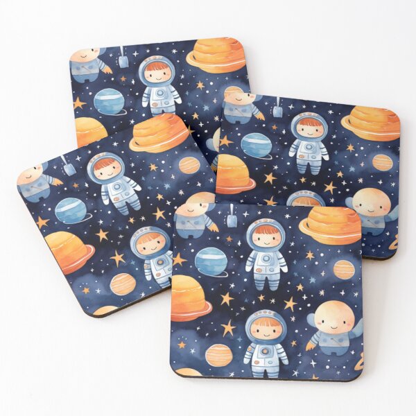 Item preview,  Create a pattern featuring cute astronauts, rockets water colour designed and sold by Superann8.