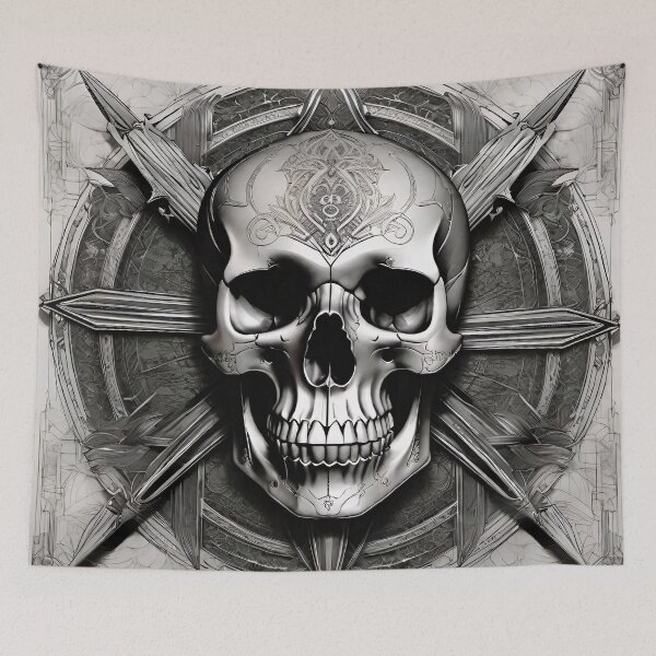 Item preview, Skull & Dagger designed and sold by Psy-Dye-AI.