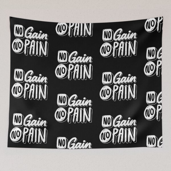 Item preview, No Pain No Gain! designed and sold by Zen Fit.