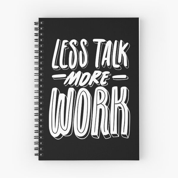Item preview, Less Talk More Work! designed and sold by Zen Fit.