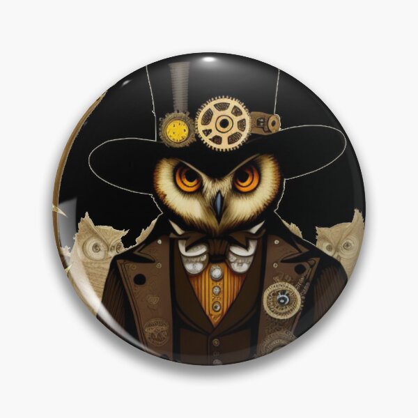 Artikelvorschau, Steampunk Owl Sheriff Verative Design entworfen und verkauft von Verative.