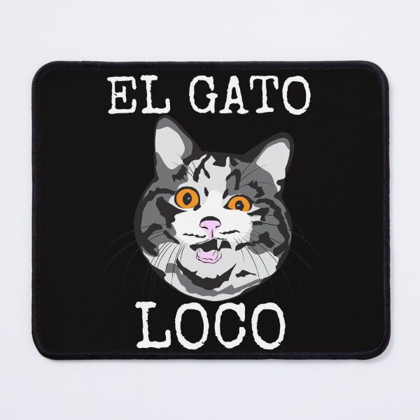 Item preview, Funny El Gato Loco Crazy Kitten Cat Lover Adopt Felines designed and sold by MagicSD Designs.
