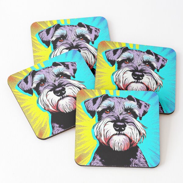 Item preview, Schnauzer Dog Pop Art designed and sold by FunnehGacha.