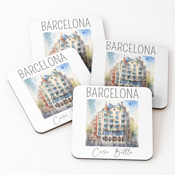 Item preview, A Watercolor Design of the Casa Battlo - Barcelona - Spain designed and sold by Sketch-Shack.